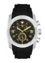 Swiss Legend Commander Rubber Watch 20065 Watches - 11-GN Black Face / Gold Dial / Black Band