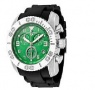 Swiss Legend Commander Rubber Buckle Watch 20065 Watches - 013B Green Face / Black Band