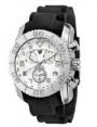 Swiss Legend Commander Rubber Buckle Watch 20065 Watches - 02B White Face / Black Band