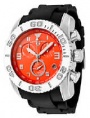 Swiss Legend Commander Rubber Buckle Watch 20065 Watches - 06B Orange Face / Black Band