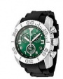 Swiss Legend Commander Rubber Buckle Watch 20065 Watches - 08B Matte Green Face / Black Band 