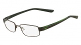 Nike 8063 Eyeglasses Eyeglasses - 051 Shiny Dark Gunmetal / Translucent Orange