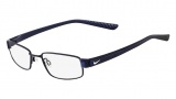 Nike 8063 Eyeglasses Eyeglasses - 237 Dark Brown / Translucent Green