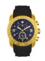 Swiss Legend Commander Rubber IP Watch 20065 Watches - P Blue Face / Gold Dial / Blue Band