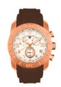 Swiss Legend Commander Rubber IP Watch 20065 Watches - C White Face / Brown Band
