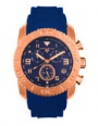 Swiss Legend Commander Rubber IP Watch 20065 Watches - H Blue Face / Blue Band