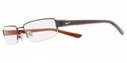 Nike 8064 Eyeglasses Eyeglasses - 055 Shiny Gunmetal / Orange