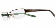 Nike 8064 Eyeglasses Eyeglasses - 216 Shiny Brown / Translucent Green