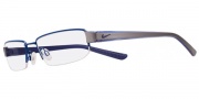 Nike 8064 Eyeglasses Eyeglasses - 409 Shiny Blue / Translucent Blue
