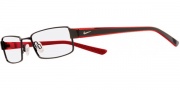 Nike 8065 Eyeglasses Eyeglasses - 001 Black / Translucent Red 
