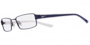 Nike 8065 Eyeglasses Eyeglasses - 409 Shiny Blue / White