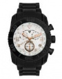 Swiss Legend Commander Rubber Black IP Watch 20065 Watches - T White Face / Rose Dial 