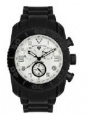 Swiss Legend Commander Rubber Black IP Watch 20065 Watches - V White Face / Black Dial 