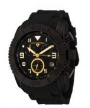 Swiss Legend Commander Rubber Black IP Watch 20065 Watches - BB-01-GA Black Face / Gold Dial