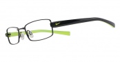 Nike 8071 Eyeglasses Eyeglasses - 044 Matte Dark Gunmetal / Translucent Orange 