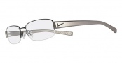 Nike 8073 Eyeglasses Eyeglasses - 222 Walnut / Blue 