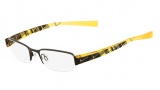 Nike 8074 Eyeglasses Eyeglasses - 005 Shiny Black / Yellow