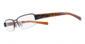 Nike 8074 Eyeglasses Eyeglasses - 206 Walnut / Orange
