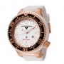 Swiss Legend Neptune Diver Rose IP Watch 21818 Watches - 21818D-RG-02-BLK Black Crown / White Band