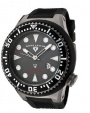 Swiss Legend Neptune Diver Gunmetal IP Watch 21818 Watches - 21818D-GM-014B Gray Face / Black Band