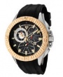 Swiss Legend Evolution IP Bezels Watch 10064 Watches - 10064-01-GB Black Face / Gold Crown