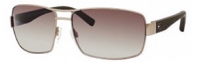 Tommy Hilfiger 1082/S Sunglasses Sunglasses - 0WIB Matte Gold / CC Brown Gradient Lens