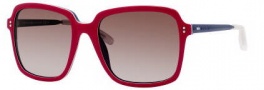 Tommy Hilfiger 1089/S Sunglasses Sunglasses - 0WGD Red Crystal Blue / J6 Brown Gradient Lens