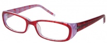 Modo 5007 Eyeglasses Eyeglasses - Burgundy Lines 