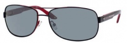 Carrera X-cede 7007/S Sunglasses Sunglasses - KINP Black Red / RT Gray Flash Polarized Lens
