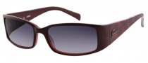 Guess GU 7136 Sunglasses Sunglasses - BUCH-35: Burgundy/ Cheetah