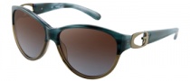 Guess GU 7044 Sunglasses Sunglasses - TLBR-73: Teal Horn 