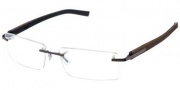 Tag Heuer Trends Rubber 8110 Eyeglasses Eyeglasses - 003 Matte Chocolate / Havana Black