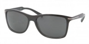 Prada PR 10OS Sunglasses Sunglasses - 2AF1A1 Top Black / Crystal Gray