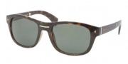 Prada PR 13OS Sunglasses Sunglasses - 2AU0B2 Havana / Crystal Green