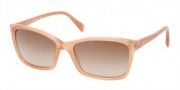 Prada PR 02OS Sunglasses Sunglasses - HA01Z1 Top Pink / Opal Pink Brown Gradient 