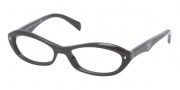 Prada PR 11OV Eyeglasses Eyeglasses - 1AB1O1 Black