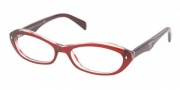 Prada PR 11OV Eyeglasses Eyeglasses - CAF1O1 Ruby Gradient 