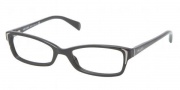 Prada PR 12OV Eyeglasses Eyeglasses - 1AB1O1 Black