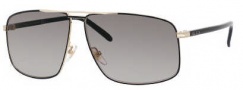 Gucci 2214/K/S Sunglasses Sunglasses - 0WRU Shiny Black (EU Gray Gradient Lens)