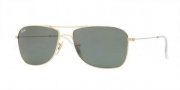 Ray-Ban RB3477 Sunglasses Sunglasses - 001 Gold / Crystal Green
