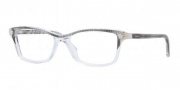 Versace VE3156 Eyeglasse Eyeglasses - 933 Crytstal Striped Black 