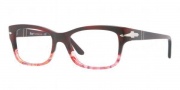 Persol PO3011V Eyeglasses Eyeglasses - 950 Dark Red Traansparent