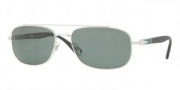 Persol PO2405S Sunglasses Sunglasses - 102131 Silver / Crystal Green