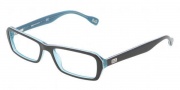 D&G DD1225 Eyeglasses Eyeglasses - 1870 Black Turquoise White