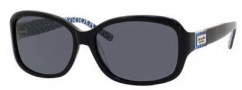 Kate Spade Annika/P/S Sunglasses Sunglasses - JEDP Black / Blue SPD (RA Gray Polarized Lens)
