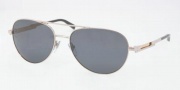 Bvlgari BV5022K Sunglasses Sunglasses - 408381 Silver Plated / Polarized Gray