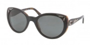 Bvlgari BV8091B Sunglasses Sunglasses - 521287 Top Black on Havana / Gray