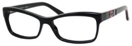 Gucci 3542 Eyeglasses Eyeglasses - 0GAY Black / Green Red Black 