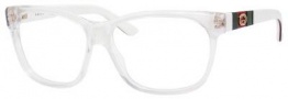 Gucci 3543 Eyeglasses Eyeglasses - 05L0 Crystal / White Red Green