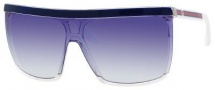 Gucci 3554/S Sunglasses Sunglasses - 0KS4 Crystal / Blue (KX Dark Blue Gradient Lens)